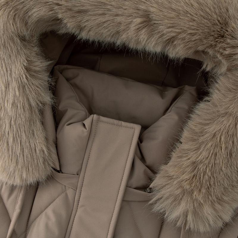 Sleeves Detachable Fashion Woman Parkas Winter Long Coats Hooded Faux Fur Collar Thick Warm Overcoat Women's Jackets