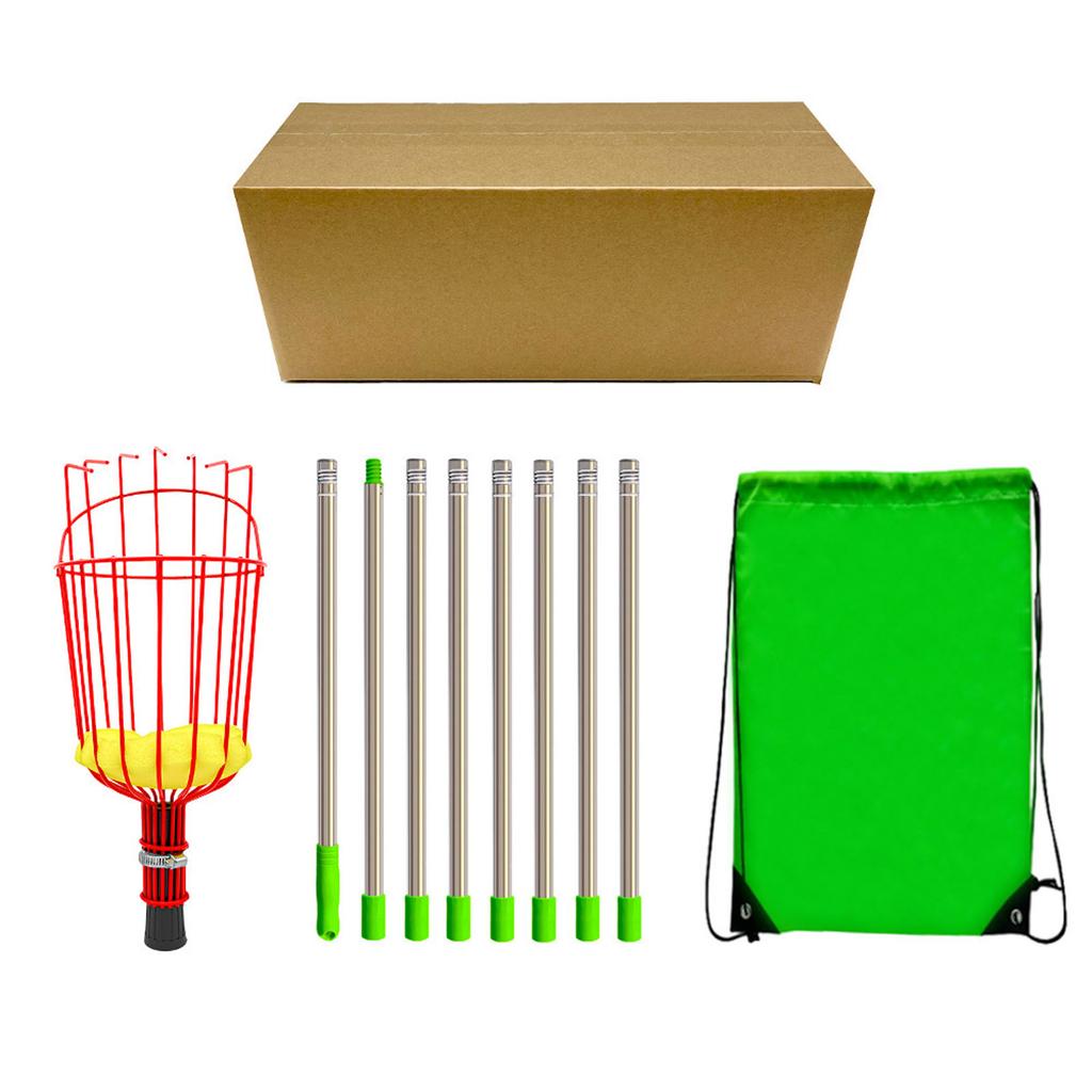 Fruit Tool with Telescopic Rod, High-Altitude & Picking, Fruit Harvesting Wonder for Garden & Orchard Use