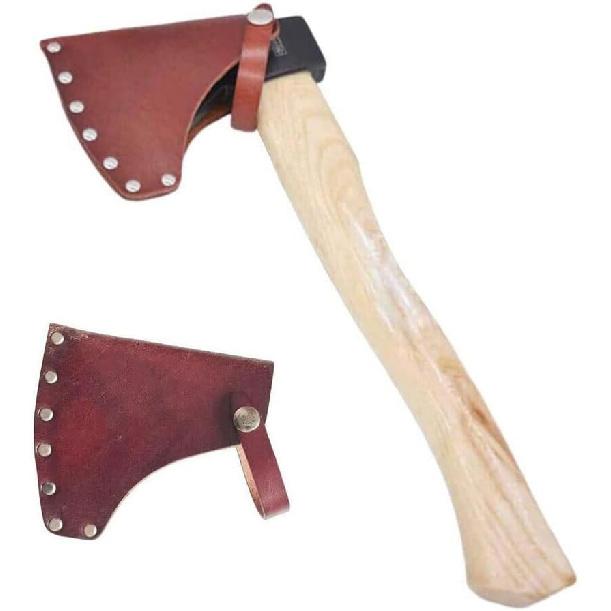 1PC Portable Leather Holder Lanyard Blade Sheath Head Cover For Axe Hatchet