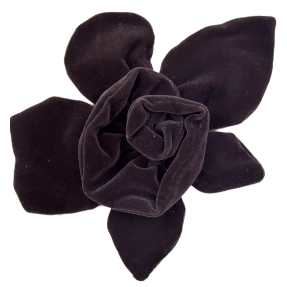 

Velvet Fabric Flower Brooches Handmade Soft Cloth Art Corsage Fabric Withered Rose Brooch Women s Jewelry Accessories кавовий