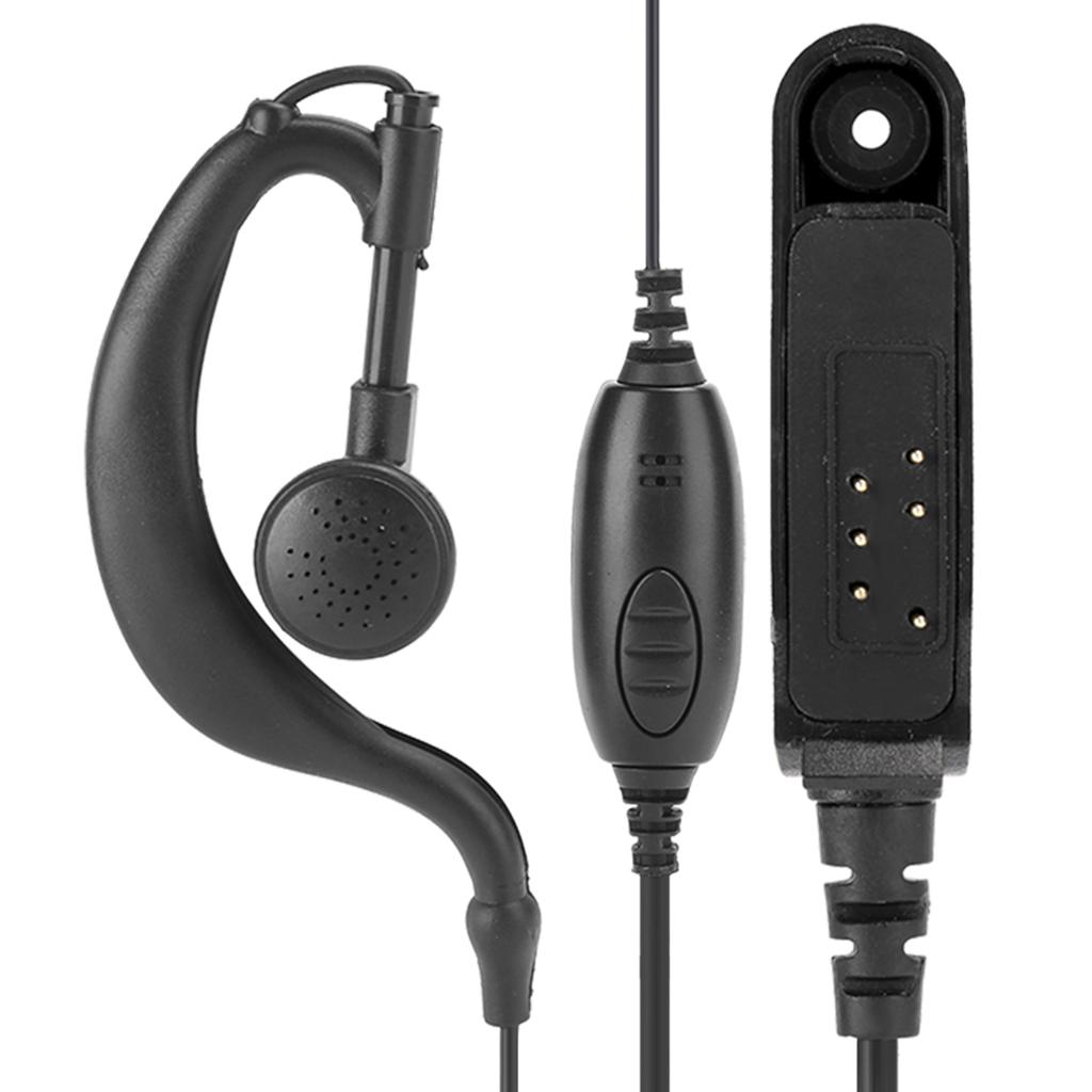 Tragbares Headset Walkie Talkie PTT-Mikrofon Lautsprecher Kopfhörer für UV‑ 9R PLUS Mobilfunkgeräte