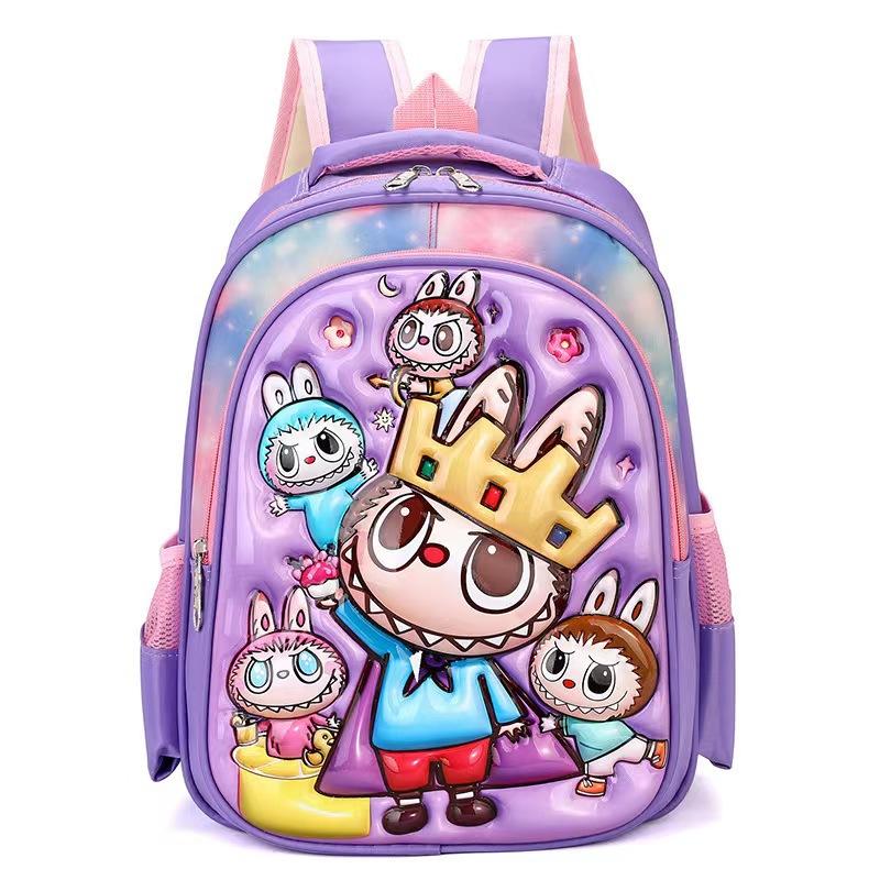 School bag cartoon animation primary school students inch D shell large capacity ultralight children's backpack