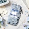 Leather Wallet Funny Book Lovers Gift Fashion Portable Card Holder for Daily Use