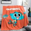 Gumball bedeckte Flanelldecke, weicher Überwurf für Schlafzimmer Sofa, waschbar, Fanartikel, tolles Geschenk.