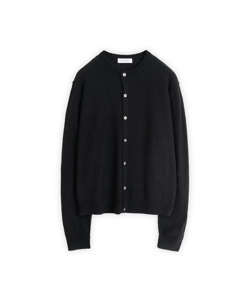 Brownyard Soft Round Cardigan, Black