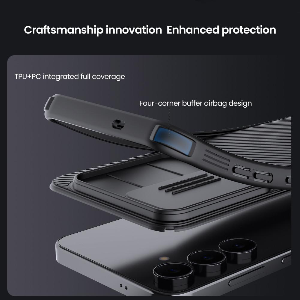 Custodia per Samsung S25 Ultra S24 FE S22 S23 S26 Plus Edge Copertura Nillkin CamShield Pro Protezione Lente