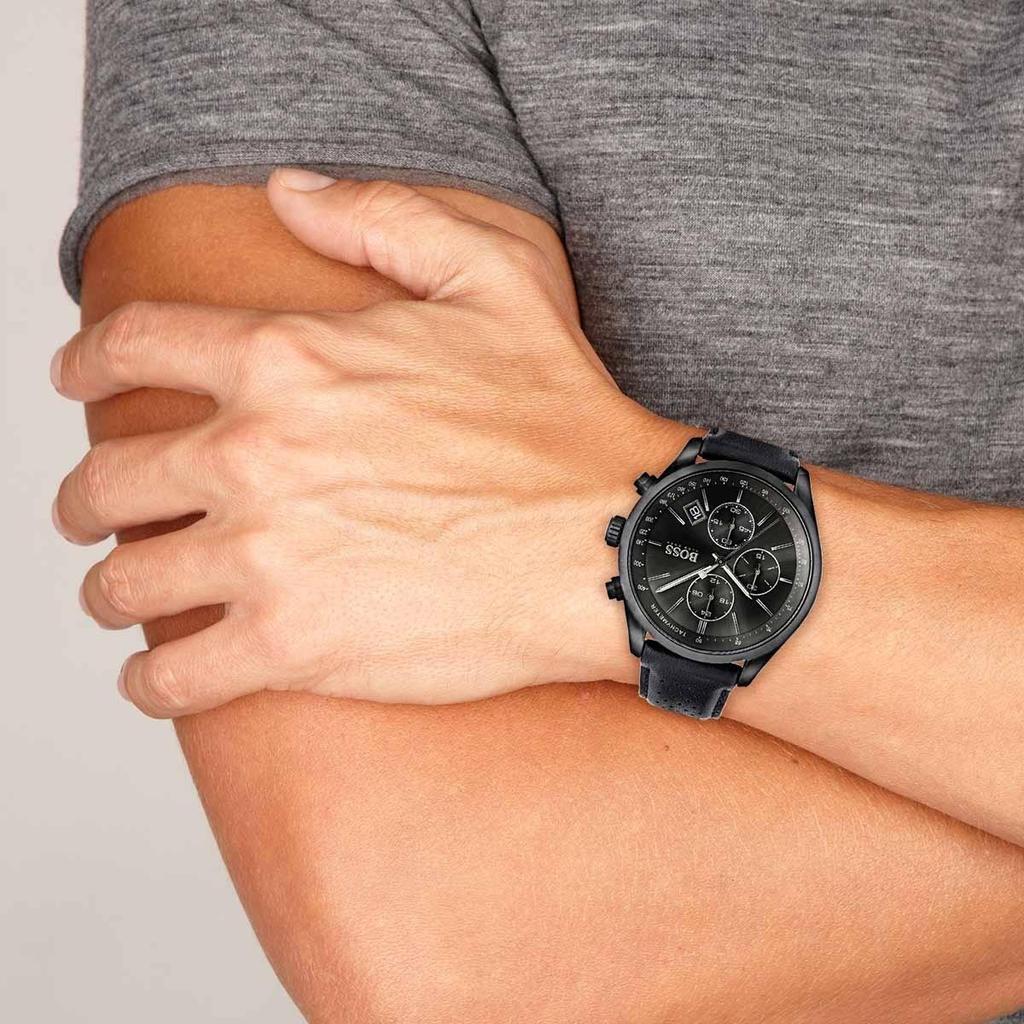 Hugo Boss 1513474 Pánské hodinky Grand Prix kožené