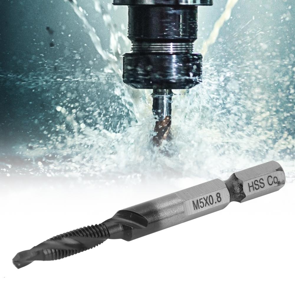 

Multifunctional Compound Tap Screwdriver Drilling and Tapping Integrated Dril Bit SetM5 X 0.8