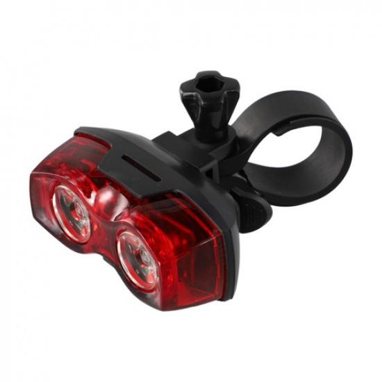 Compact and Lightweight Bike Rear Light Horizontal/Vertical Mounting Red LED