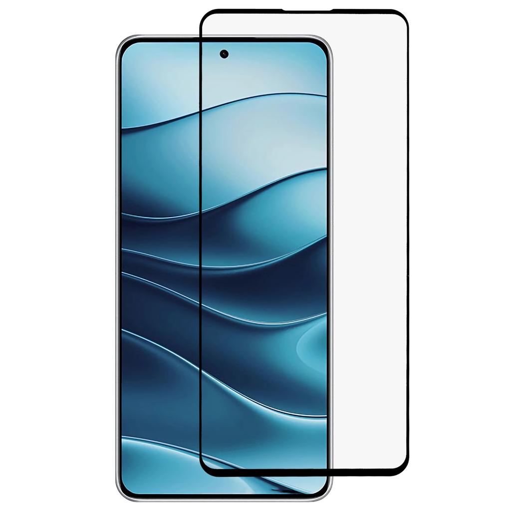 For Xiaomi Redmi Note 14 5G/14 4G (163.25x76.55x8.16mm) Screen Protector Silk Printing Full Glue Tempered Glass Screen Film