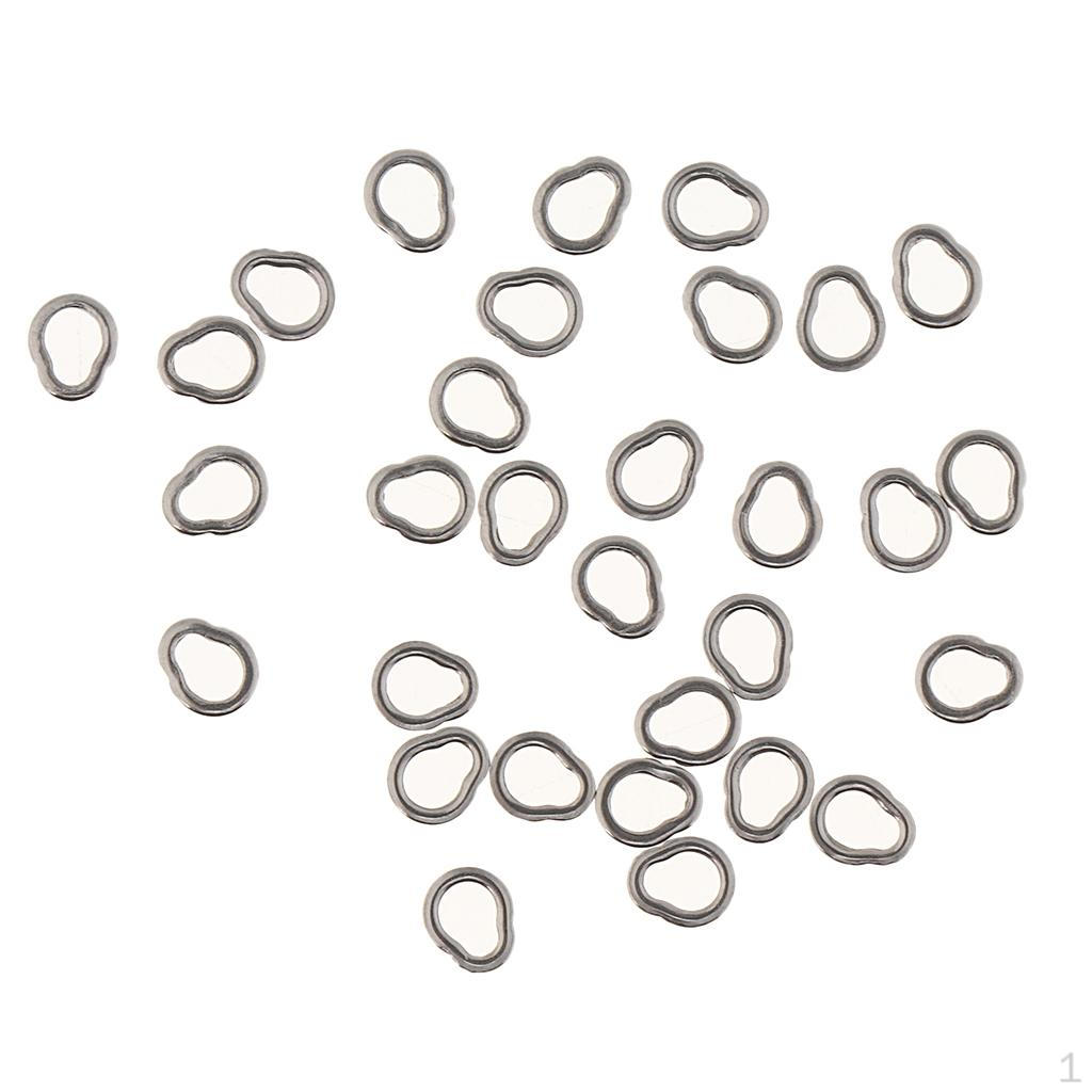 

30 шт., скрытые кольца для ловли карпа, аксессуары для волос, крючок M