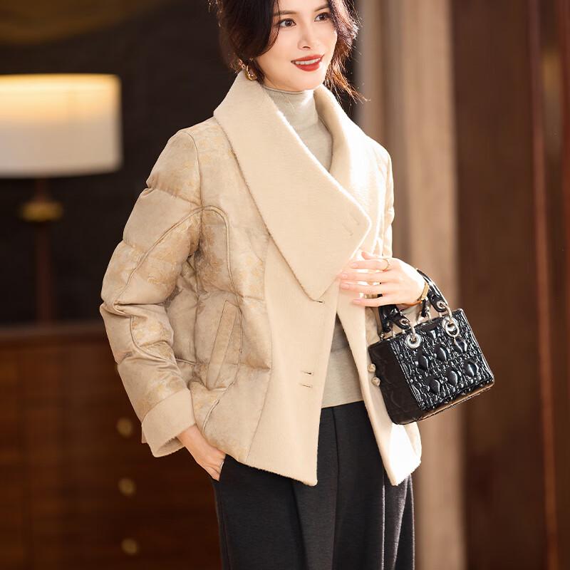 JIANHU 2025 Women's 90% White Duck Down Winter Jacket