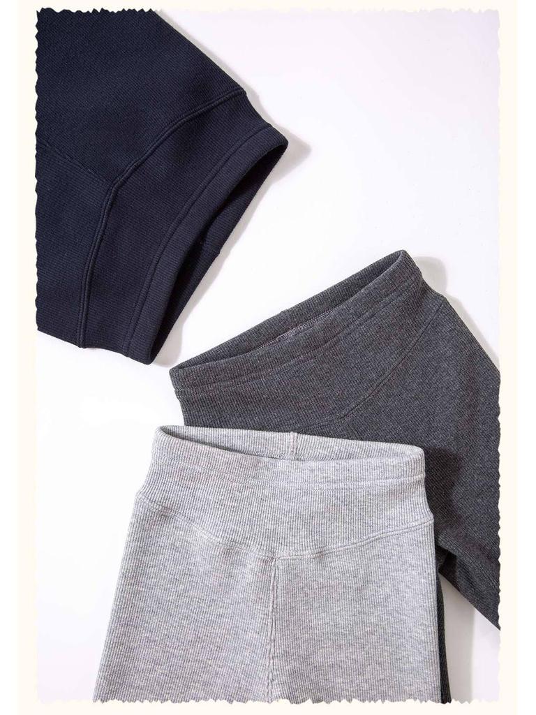 2025 Winter Tongbei Girls' Fleece-Lined Solid Leggings - Thick, Fashionable, and Warm