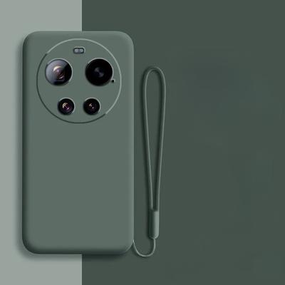 Płynne Silikonowe Etui na Telefon dla Xiaomi 17 Ultra Matowa Obudowa dla Xiaomi Mi 17ultra Odporny na Wstrząsy Zderzak Pasek Pancerz Tylna Pokrywa Fundas