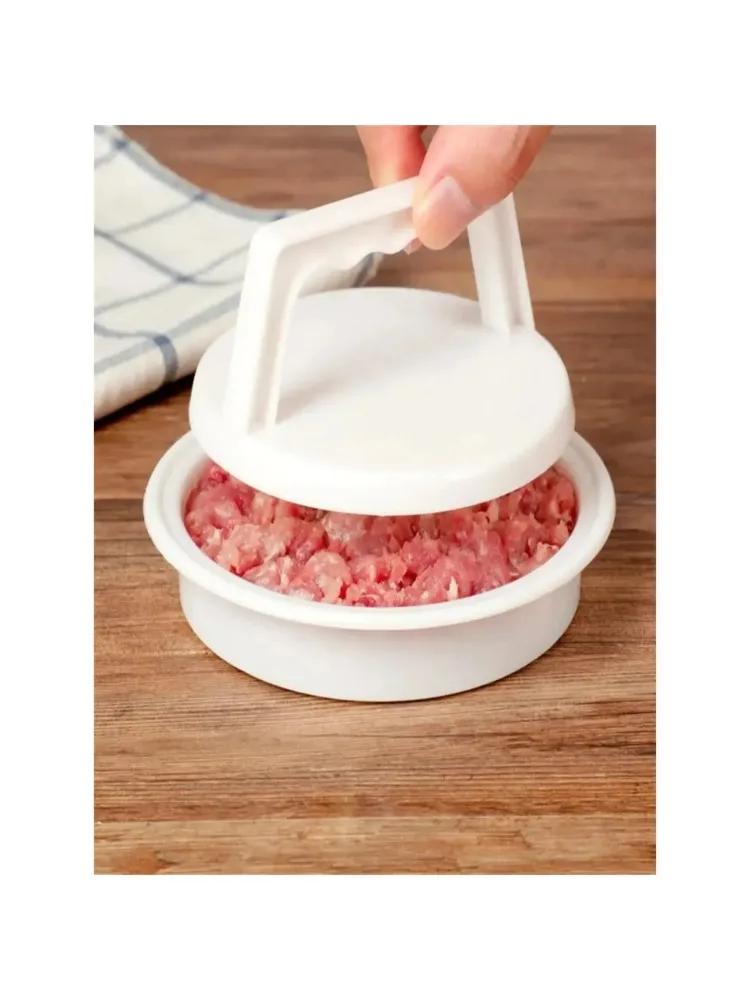 Plast Burger Mångsidig Köttpress Skinka Burgerpress Hamburger Köttfärsform Köksredskap Burgerpress