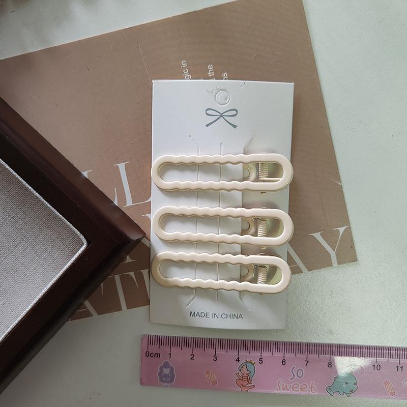 3pc Fashion Colorful Alloy Hair Side Clips for Women Girls Kids Child Hairpin Gift Hair Accessories Headwear Ornament