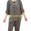 Women's Corduroy Pajama Set - One-Piece, Round Neck, Loose, Comfortable Home Wear for Autumn/Winter