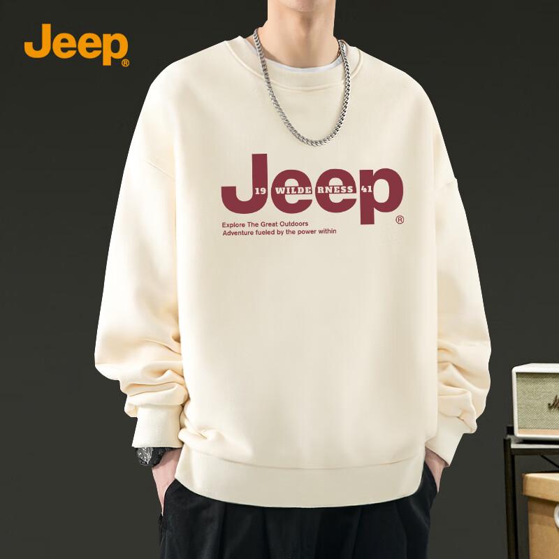 Jeep Men's Heavyweight Crewneck Sweatshirt
