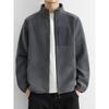 Fleece stand-up collar jacket men's season double-sided fleece thermal liner men's sports cardigan sweater on clothes