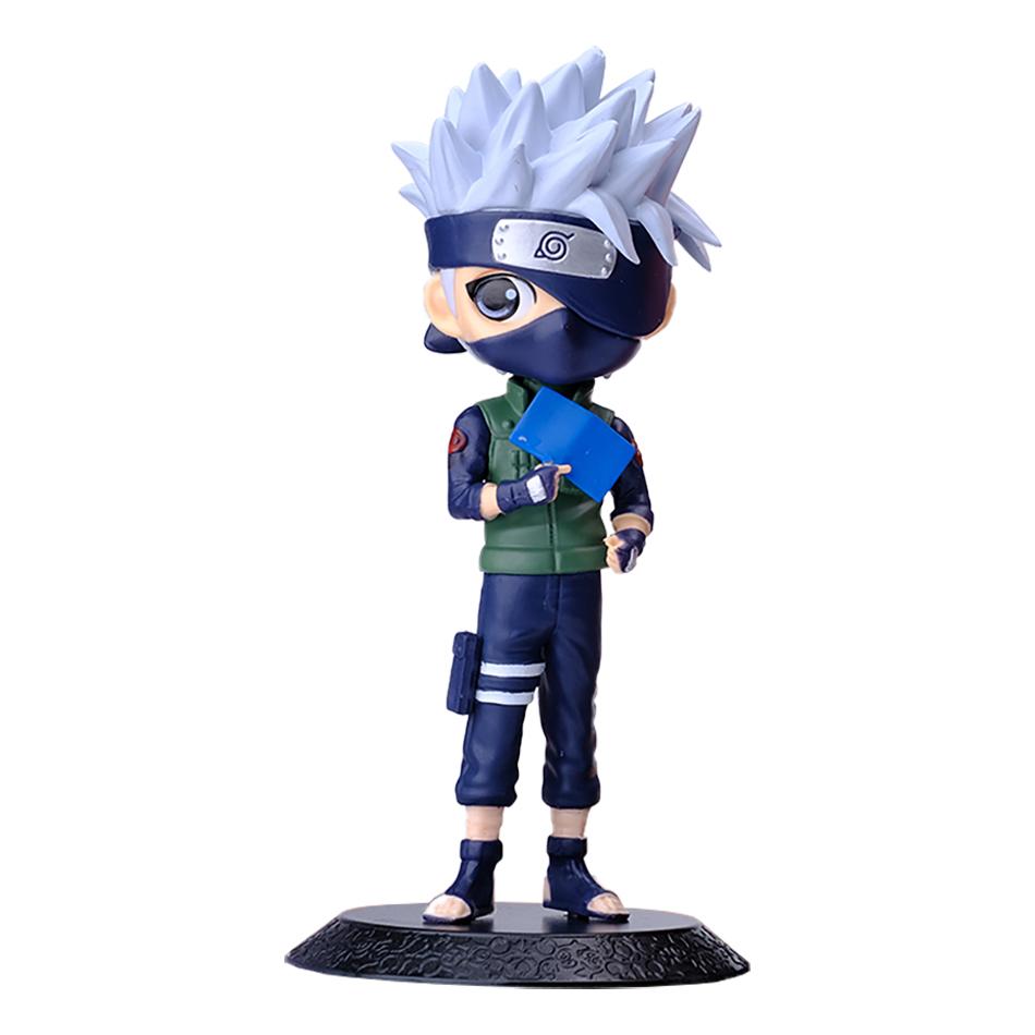 15,5 cm Anime Postać Naruto Uzumaki Naruto Uchiha Sasuke Ręcznie robiony Model PVC Ozdoba Zabawka dla dzieci Periferia Anime Uroczy Prezent