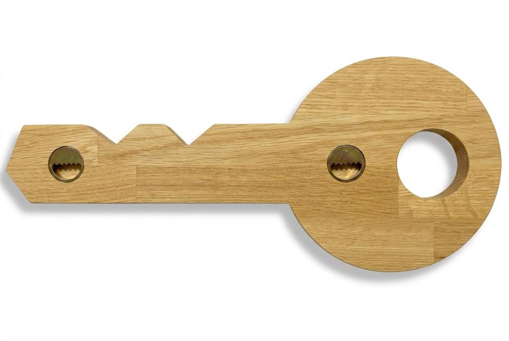 Wooden Key Hanger Oak Key