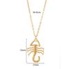 European-American Fashion Heart Necklace: Trendy Scorpion Clavicle Chain for Everyday Wear