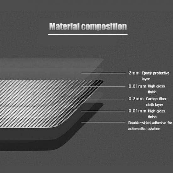 Carbon Fiber Passenger Dashboard Cover Trim Fit For Infiniti G37 Sedan 2010-13