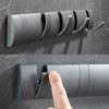 15 zoll Mantel Halter mit 5 Haken Hause Lagerung Racks Moderne Wand Halterung Mantel Rack Bad