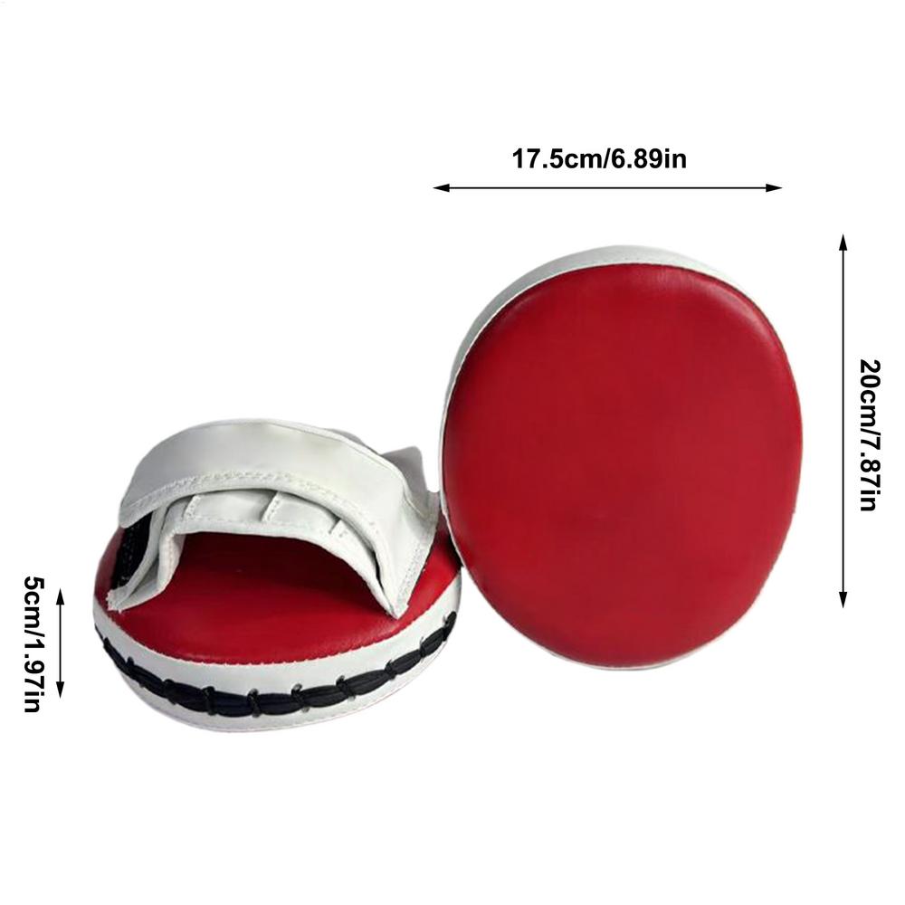Boxing Pads Mitts Martial Art Karate Strike Shield Boxing Focus Mitts For Kids Men Women Professional Fighters Fitness красный