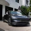 Front Bumper Front Lip Front Shovel Kit For Tesla New Model Y Juniper 2025+ Body Spoiler Splitter Segmented Front Bumper Kit