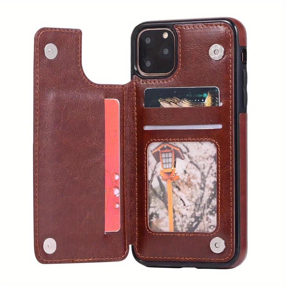 Leather Wallet Case For IPhone 14/13/12/11/Pro Max/Mini/XR/X/XS Max/8/7/6S/6 Plus/SE2/SE3/2022/2020 - Card Holder & Flip Back Cover