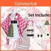 Demon Kanroji Slayer Mitsuri Clothing Cosplay Anime Party Costume Perform Suit
