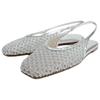 Zara Lightweight Open-Back Casual Flats 0.5cm Women flats Silver 12829510808