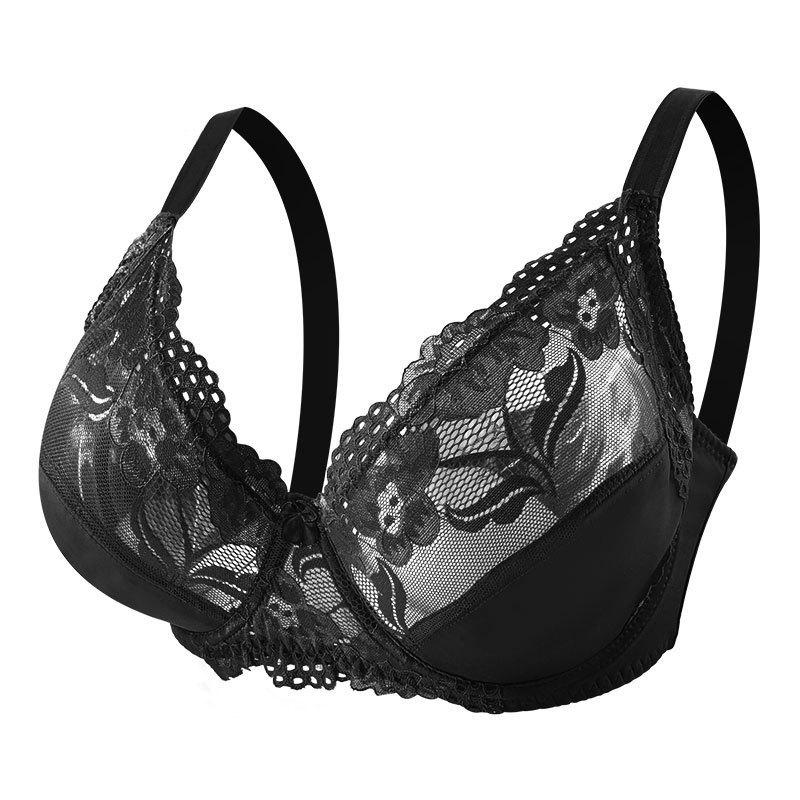 Wind Fashion U-Shaped Large Size Bra Sexy Lace Bra Large Size Women's Bra Underwear Women