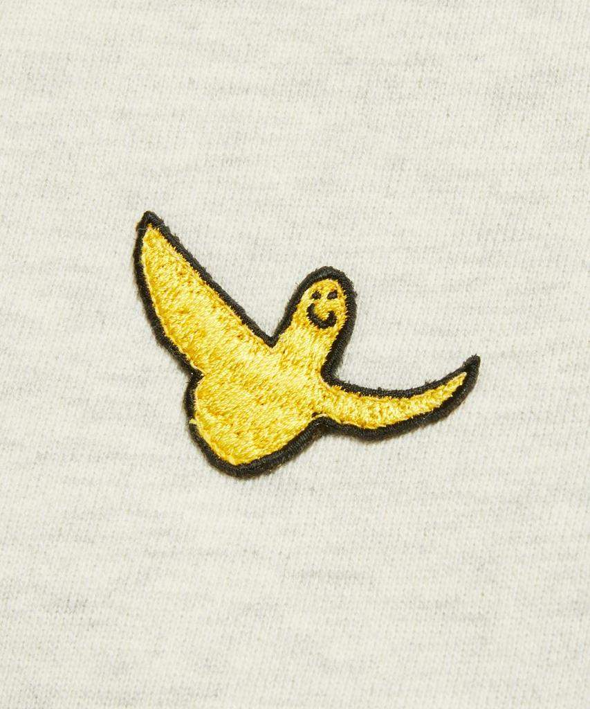 Mark Gonzales Angel Wappen Zip-Up Hoodie - M/Oatmeal