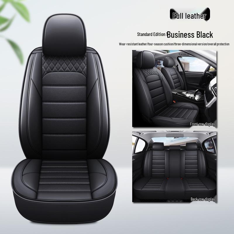 All-Season Leather & Ice Silk Car Seat Cushions for Golf Corolla RAV4 Romeo