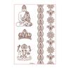 Beauty Sticker Brown Red Tattoo Sticker Waterproof Lace Tattoo Sticker Tattoo