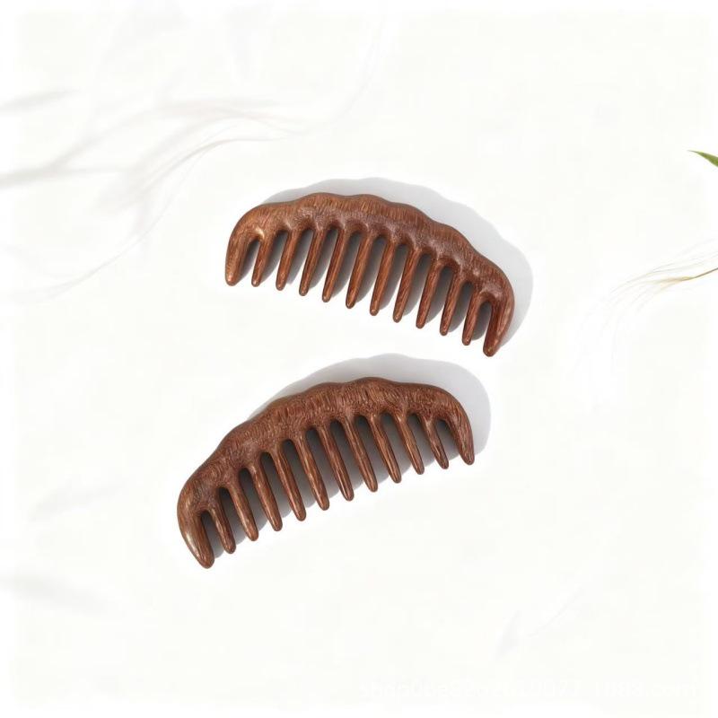 Handmade Unisex Multi-Tooth Wave Massage Comb - Unique Shape