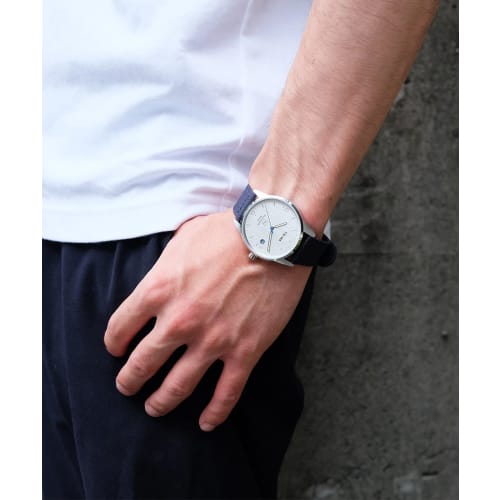 TRIWA HUMANIUM TIME FOR PIECE HU39LB-CL080712 Men's & Women's Unisex Watch with Recycled Canvas Strap, Officially Imported, Swedish Scandinavian Desig