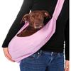 Dog Carrier Sling Adjustable Pet Crossbody Carrier Reversible Puppy Carrier Travel Safety Shoulder