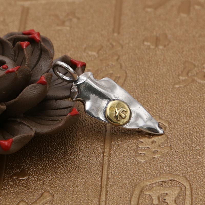 S925 Sterling Silver Jewelry Retro Thai Silver Pendant Flying Eagle Men and Women Simple Small Pendant