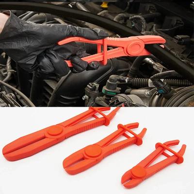 3Pcs/Set Plastic Pliers Automotive Fuel Line Clamp Tool Of Plastic Fuel Line Cutoff Pliers Fuel Line Sealing Pliers Auto
