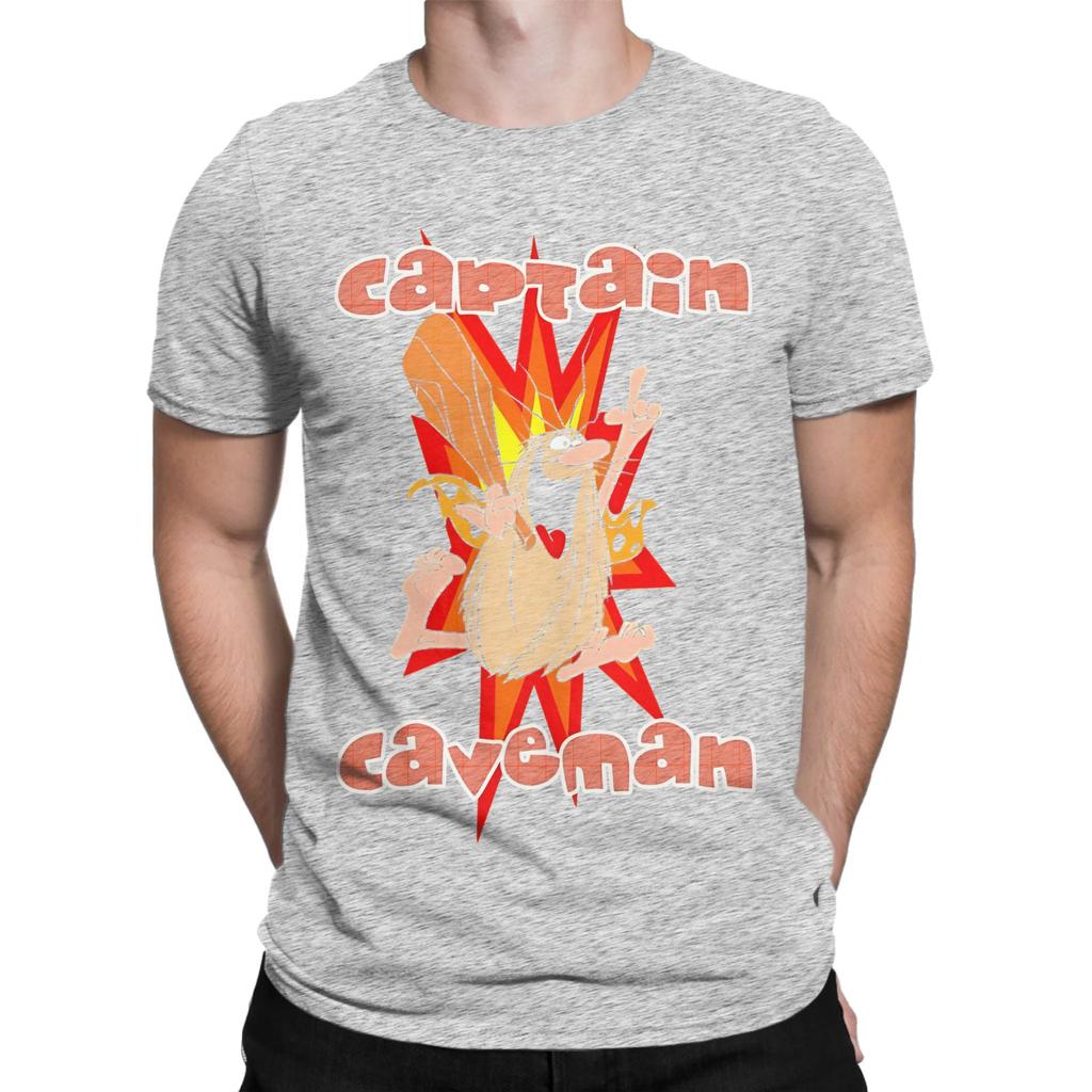 Classic Funny 100 Cotton Tshirt Captain Caveunisex Tops Tees For Unisex