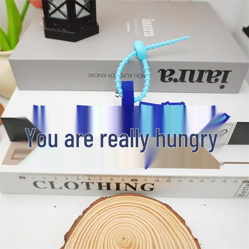 

Non-woven Pendant Ornament - Funny Mouth Design Backpack Luggage Tag Gifts Mouth Substitute Hanging Ornament