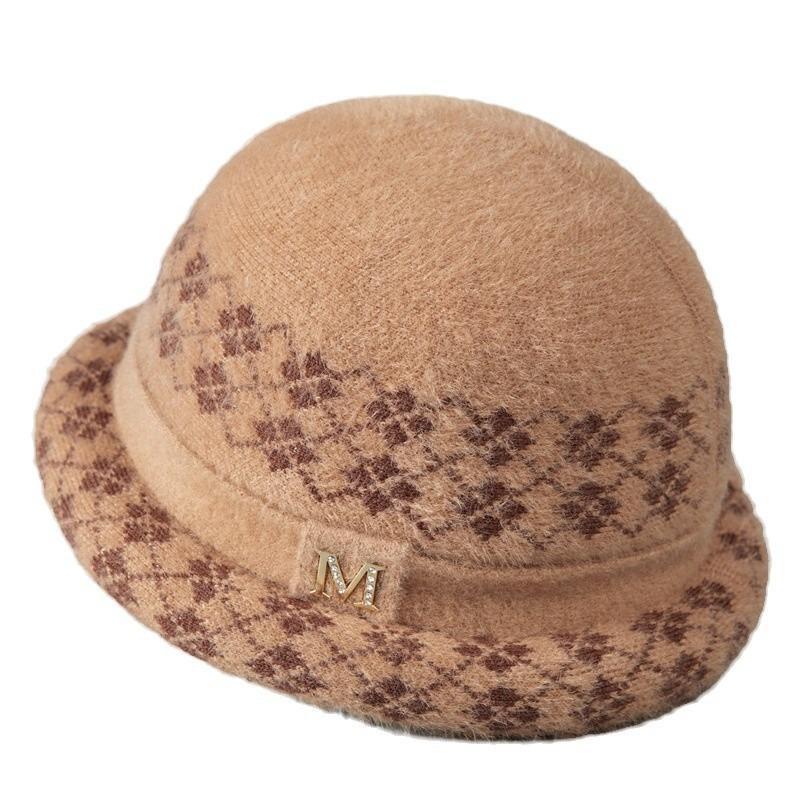 HatsWomen's autumn and winter versatile, fleece thickened winter beanie pot hats