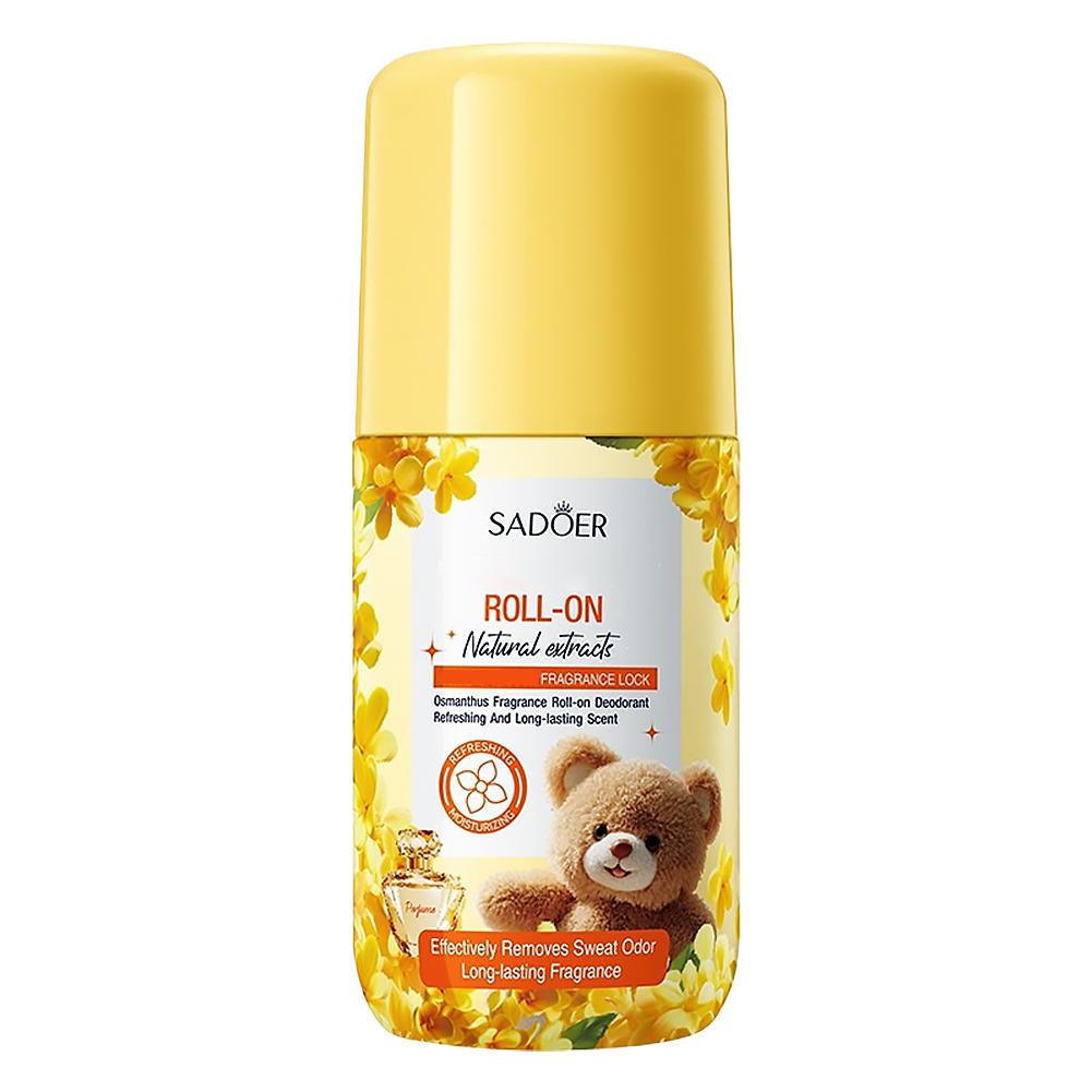 Roll-on Deodorant Osmanthus Duft Forfriskende Bærbar Kropsduft Væske Lugtkontrol til Indendørs Udendørs Rejser Daglig Brug