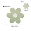 ins spring and summer explosion flower leather placemat thermal insulation waterproof oil-proof thermal insulation mat dining table mat petal coaster