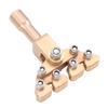 Guitar Fret Wire Press Self Adhesive Various Radius Electric Instrument Fret Press Repair Tool