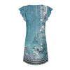 Womens Summer Dress Ruffle Sleeve V Neck Short Dresses Fashion Casual Flowy A Line Swing Sundress With Pocket