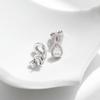 D Color Pear Cut Moissanite Stud Earrings 925 Sterling Silver Water Drop Lab Created Diamond Wedding Fine Jewelry for Women